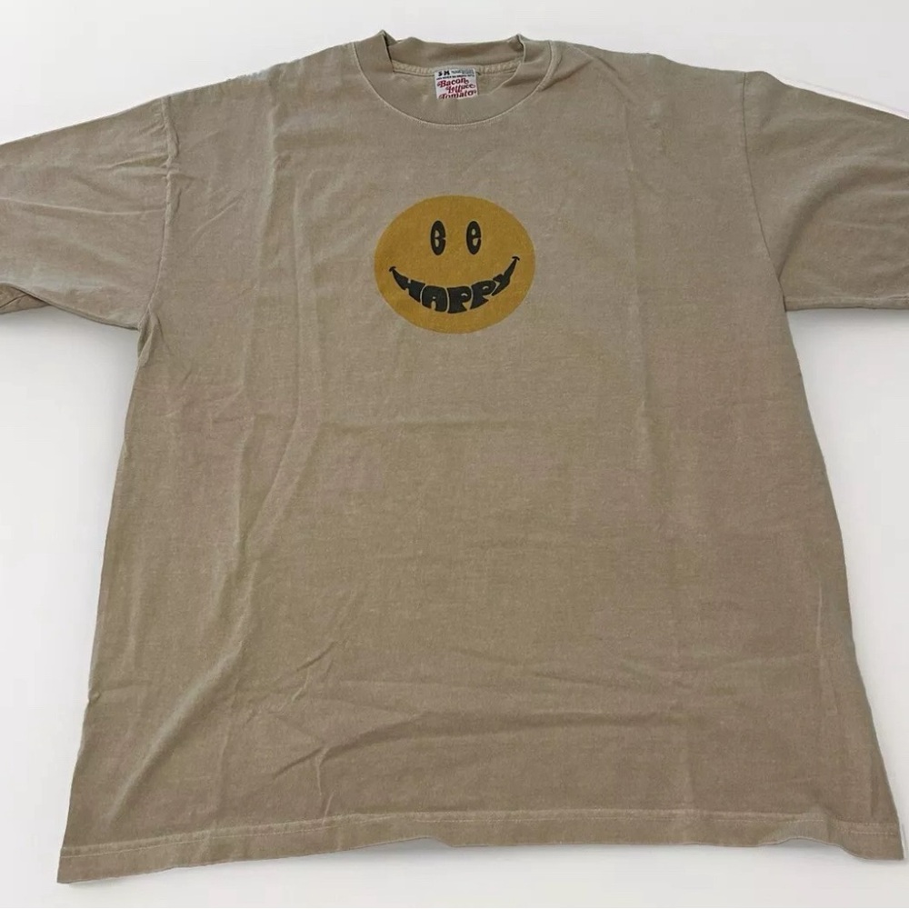 BLT LA Smiley Face Shirt Happy Bacon Lettuce Tomato Size S/M